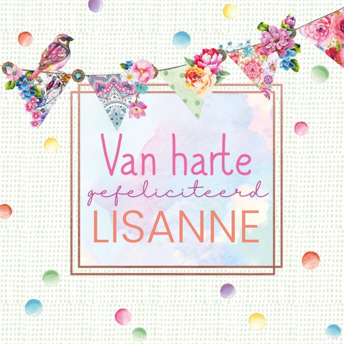 Endless Mae | Verjaardagskaart | Bloemen