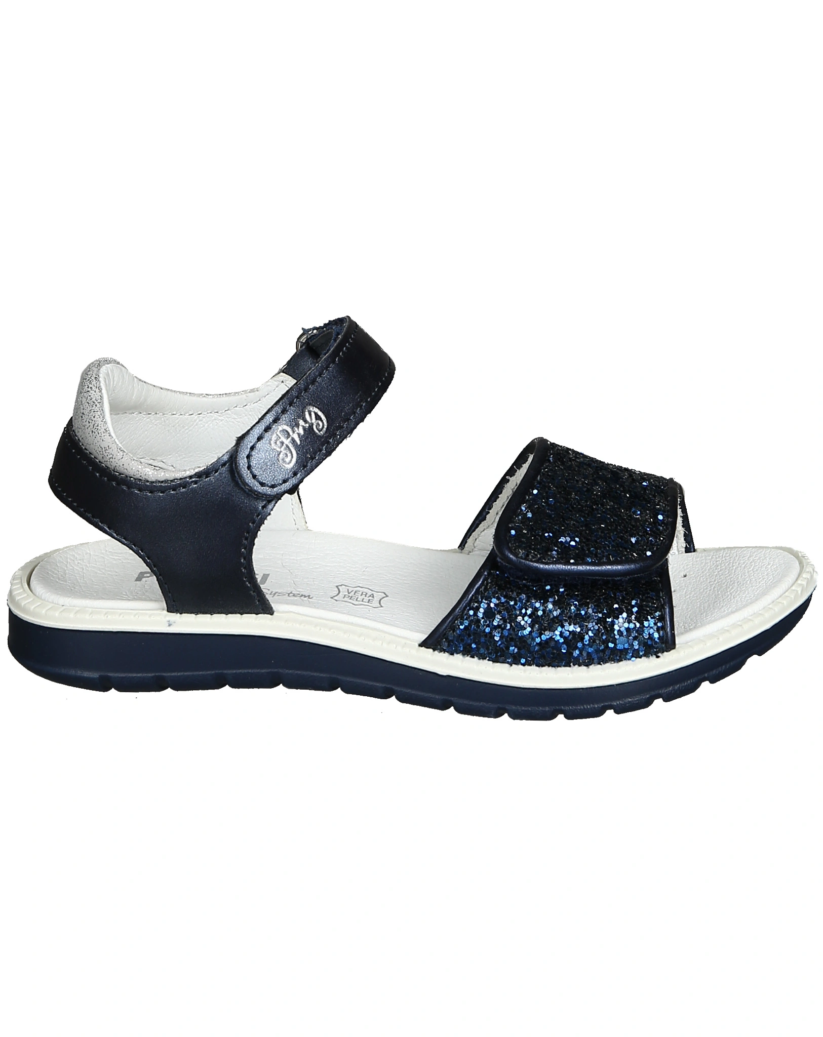Klett-Sandalen GLITTER in dunkelblau