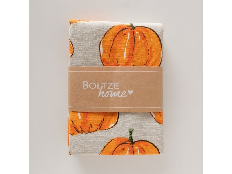 Boltze Tischläufer Pumpkin Textil, 140 x 40 cm Bedruckte Motiv-Tischdecke