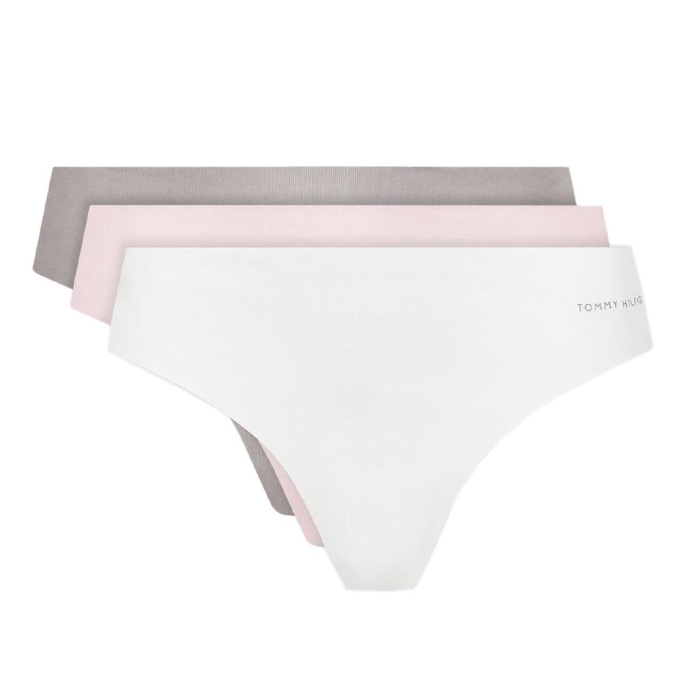 Tommy Hilfiger X3 Tangas Blanc/Mauve/Rose Femme Tommy Hilfiger Underwear