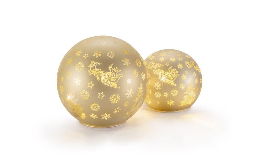 STT LED Dekofigur »Glass Ball« Warmweiss