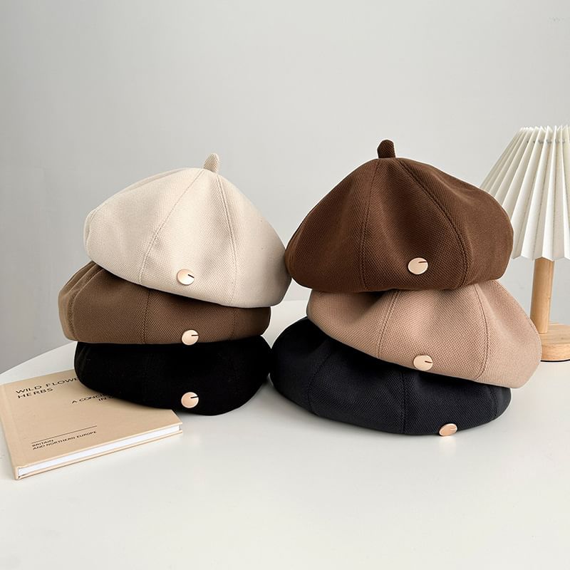 Dreamaway - Effen baret met knopenaccent
