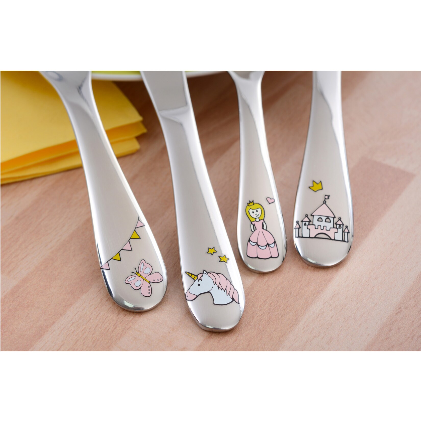 GRÄWE Kinderbesteck 4-teilig PRINZESSIN PRINZESSIN