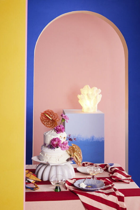 BYON Plate Poppy Blue