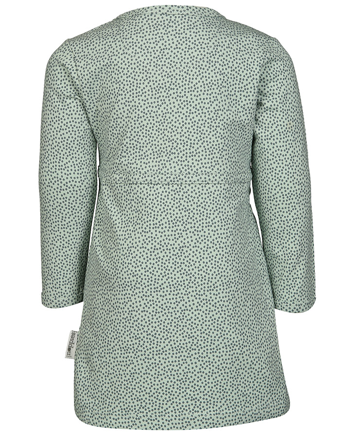 Langarm-Kleid MATTIE – AOP in mint