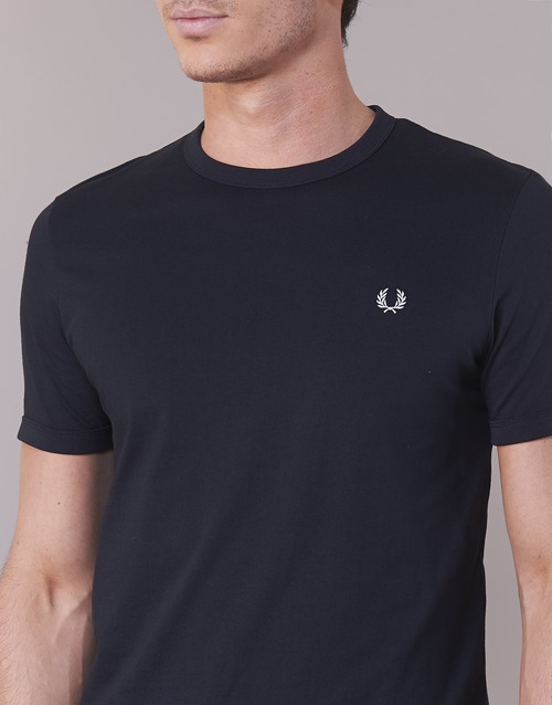 Fred Perry - RINGER T-SHIRT - Marine