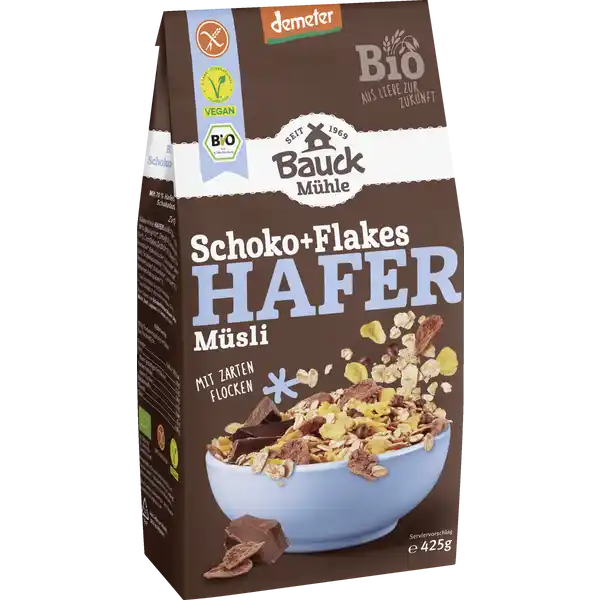 Bio Hafer Müsli Schoko+Flakes