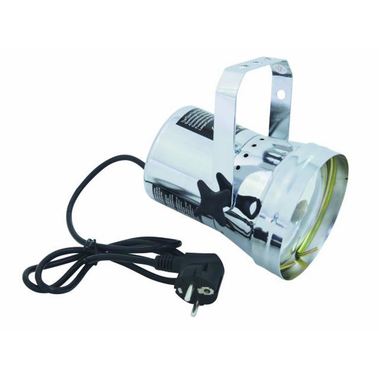 Eurolite T-36 pinspot zilver met lamp