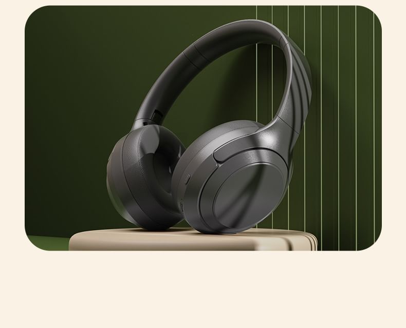 HOMTEC - USB oplaadbare Bluetooth-hoofdtelefoon