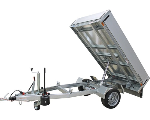 Humbaur Kipper Speciale achterkipper met gladde zijwanden, 2300 x 1400 x 300 mm, geremd, toegestaan totaalgewicht 1500 kg