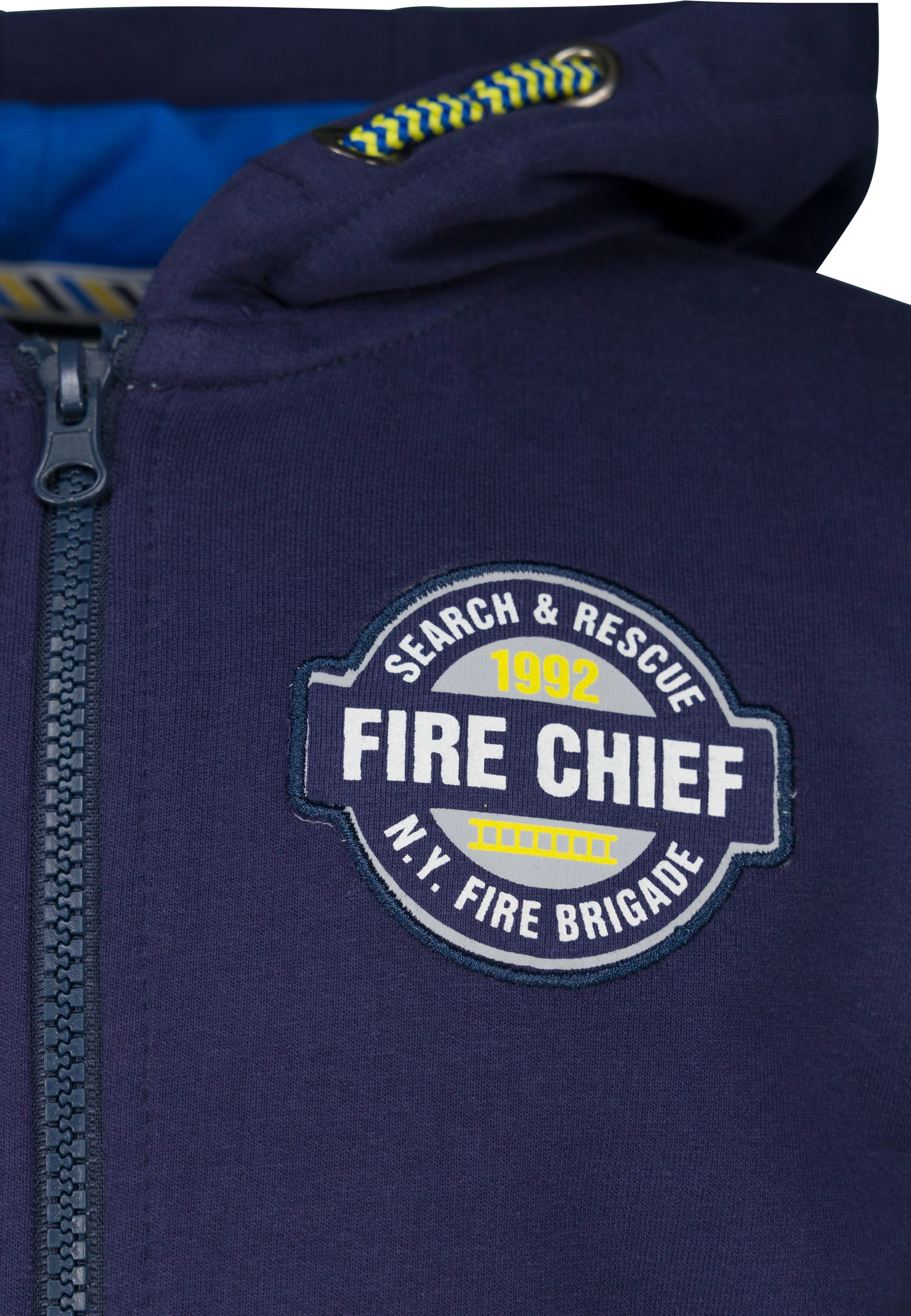 Kapuzen-Sweatjacke FIRETRUCK in true navy