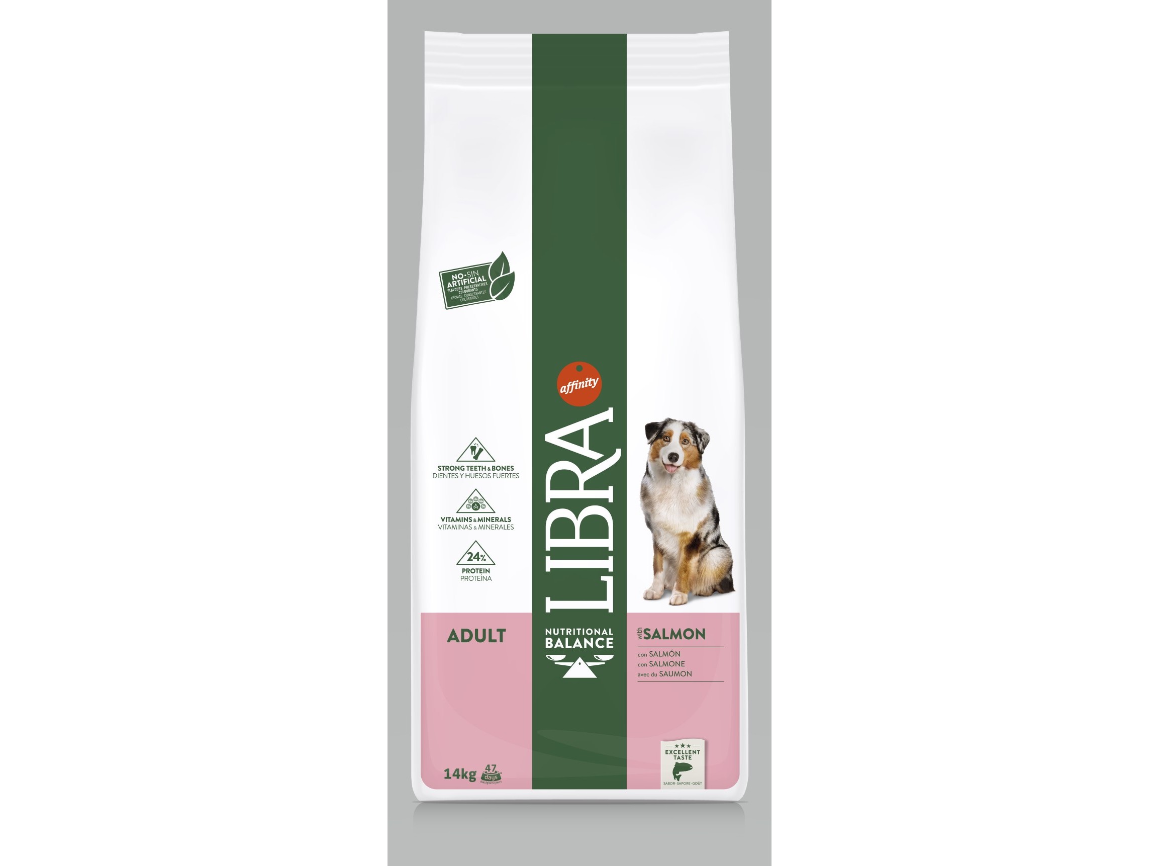 RAÇÃO PARA CÃO ADULTO LIBRA SALMÃO 14KG