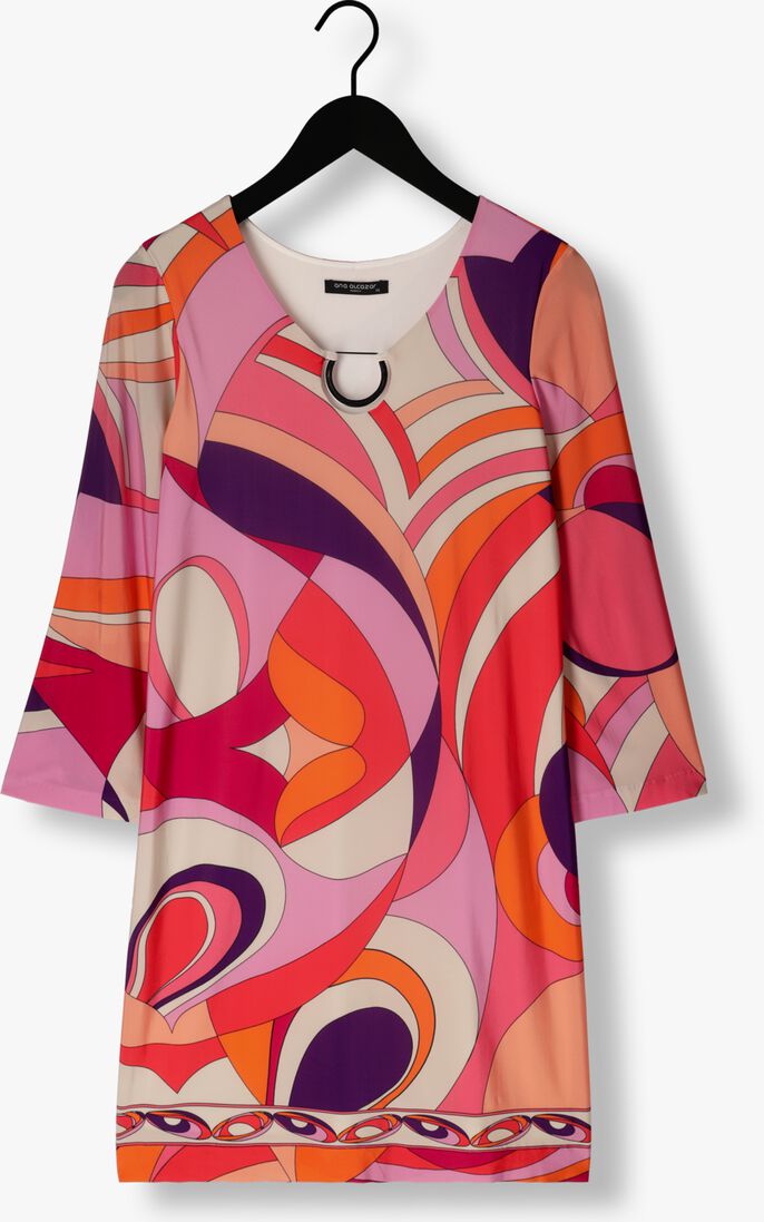 ANA ALCAZAR roze ana alcazar mini jurk tunic dress