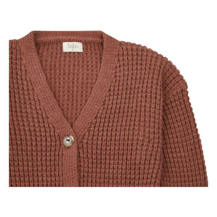 Búho Cardigan Poches | Terracotta