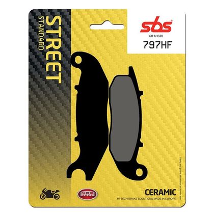 Plaquettes de freins SBS 797HF Organique avant