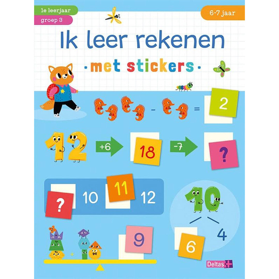 Uitgeverij deltas ik leer rekenen met stickers