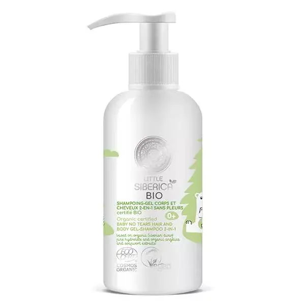 Natura Siberica - Gel de Banho - Shampoo sem Lágrimas para Corpo e Cabelo, Orgânico, 250 ml