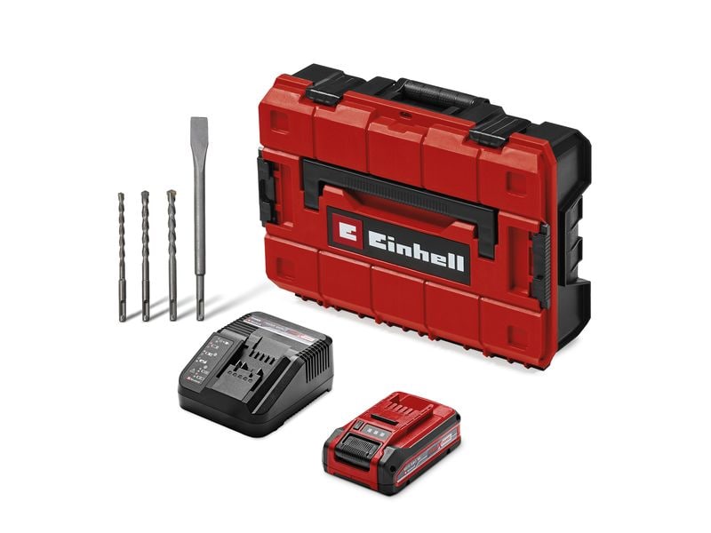 Einhell Schnurloser Bohrhammer TP-HD 18/28 Li BL 4 (1x3.0Ah Universell einsetzbare Akku-Schlagbohrmaschine