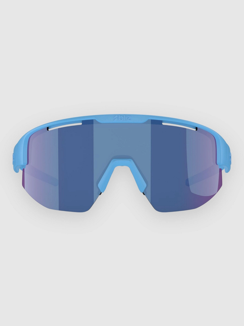 BLIZ Active Eyewear Matrix Matt Blue Sunglasses grey w blue mirror