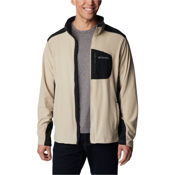 Veste polaire randonnée COLUMBIA KLAMATH RANGE FULL ZIP ANCIENT FOSSIL/BLACK