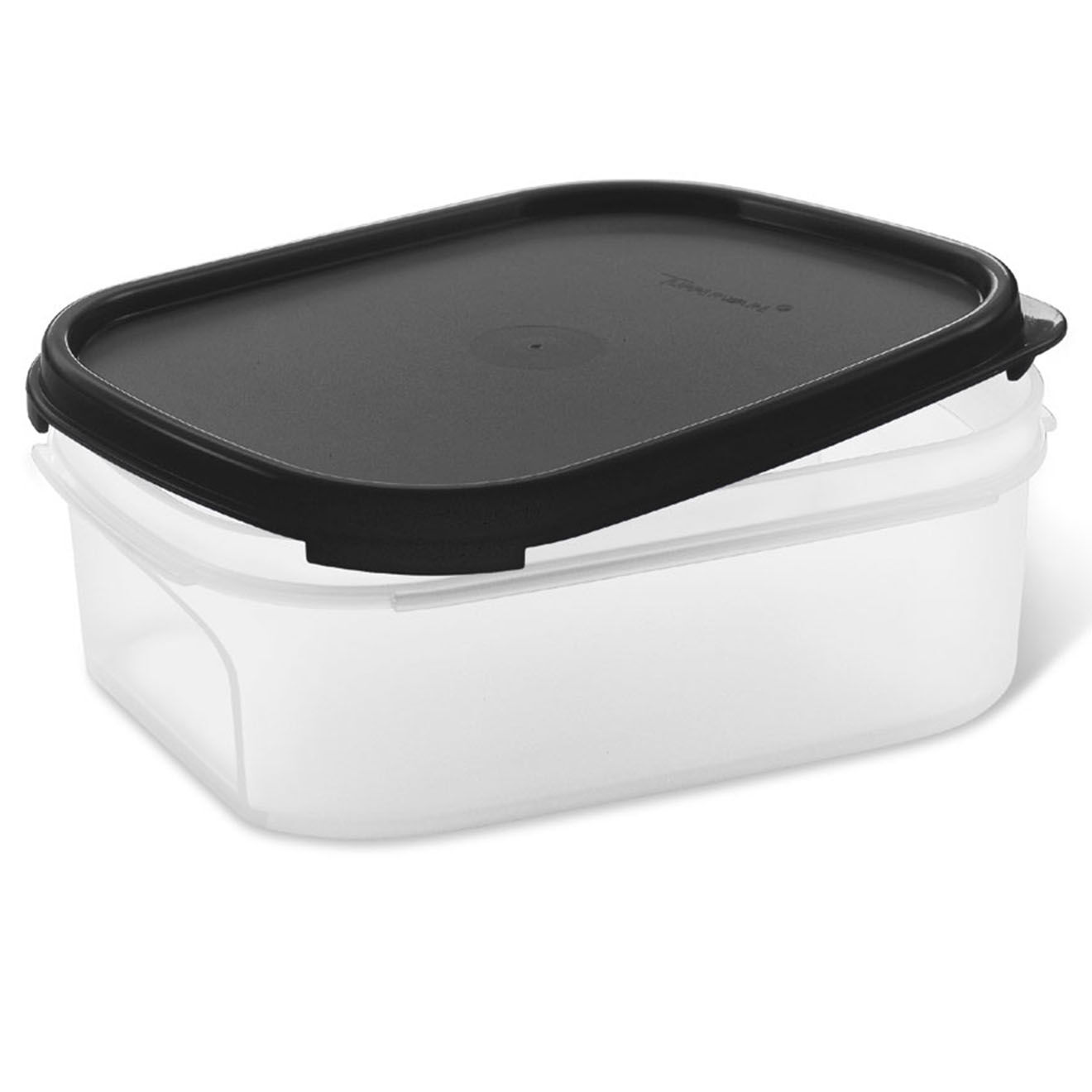 Tupperware Boite de conservation Compact avec couvercle transparent/noir - 850ml