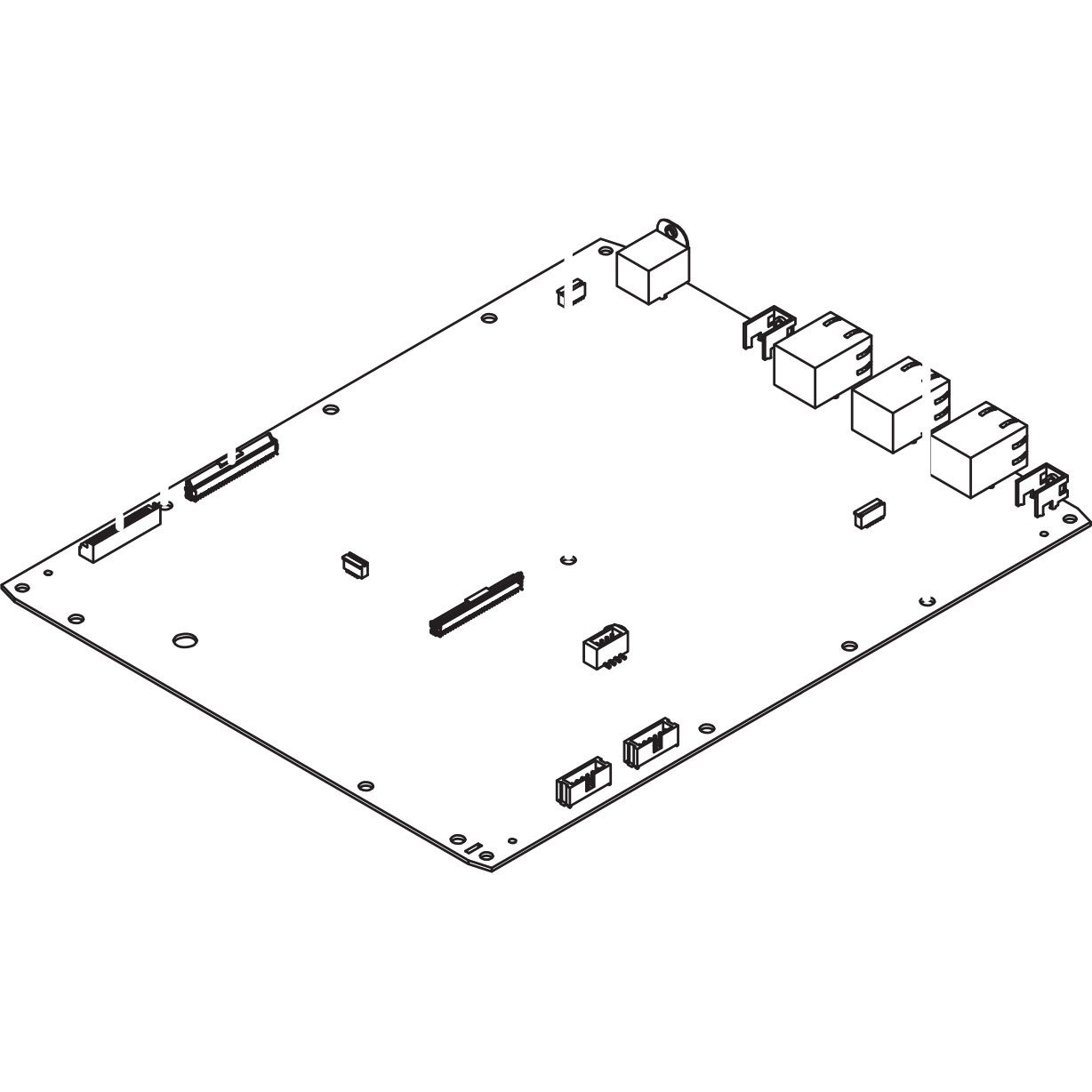 Pioneer spareparts DWX4287 main control assembly