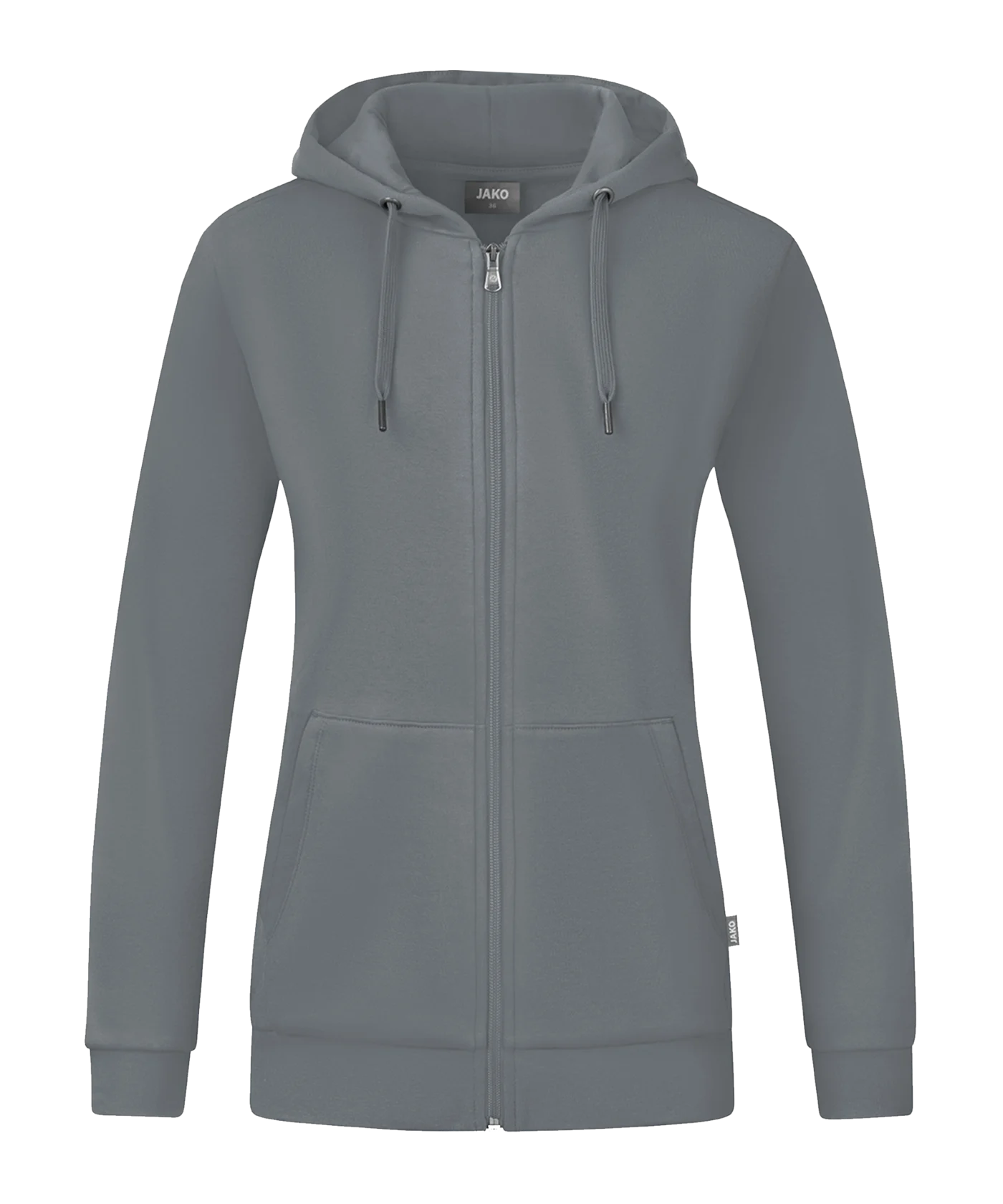 JAKO Organic Kapuzenjacke Damen Grau F840