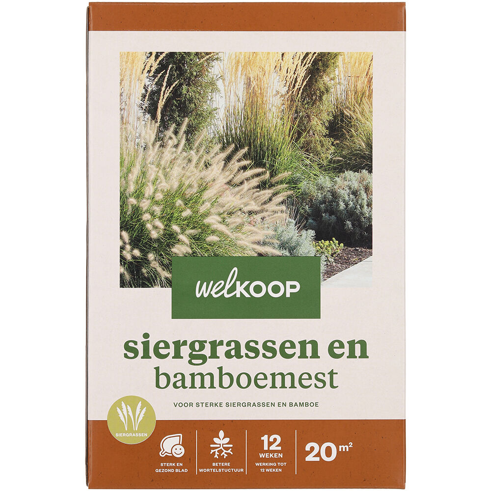 Welkoop - Siergrassen- en Bamboemest - 20 m2 - 2 Kilogram