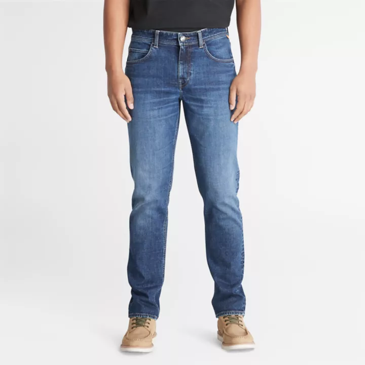 Jean stretch Core pour homme en bleu marine