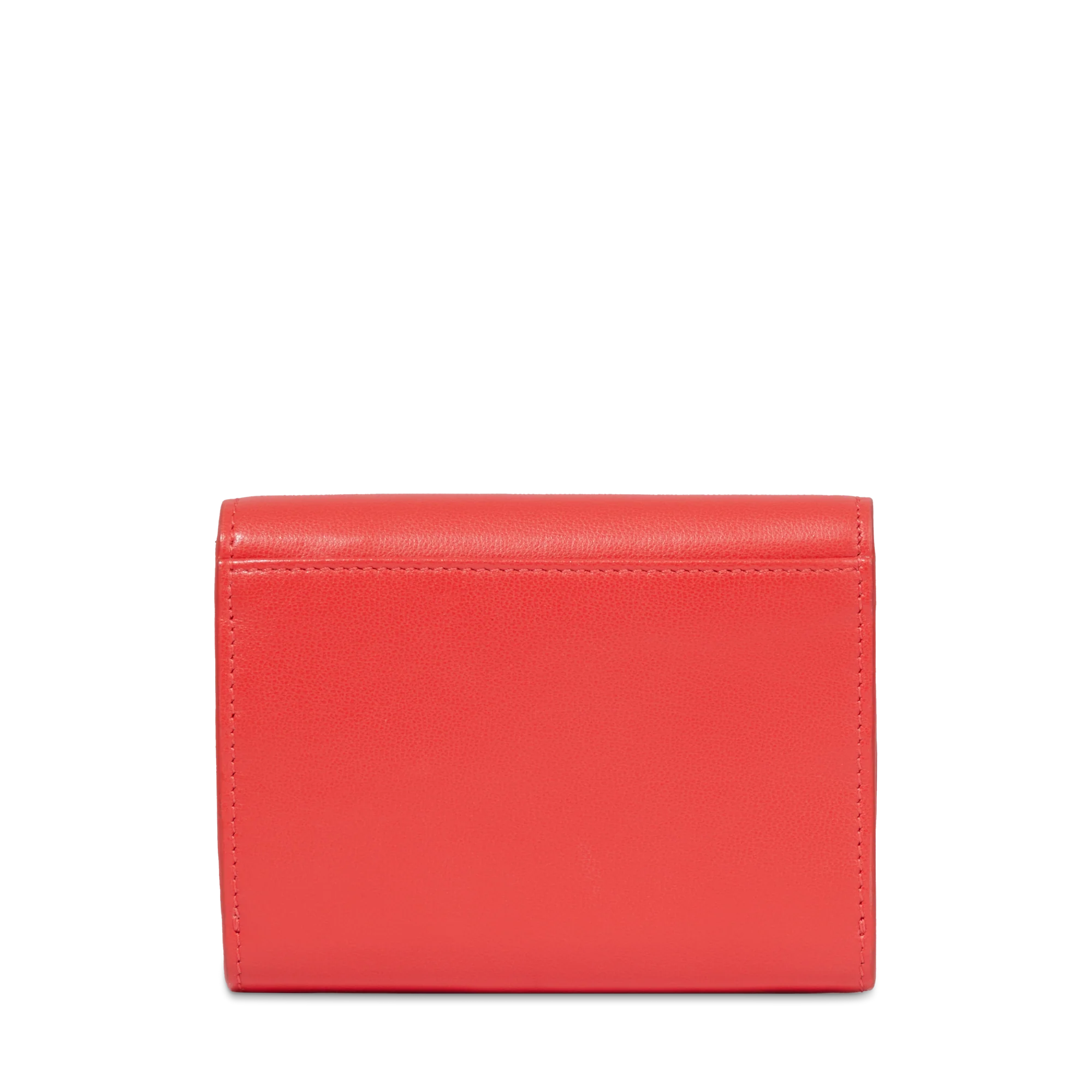 Portefeuille compact rectangulaire rabat Billie de Lancel-Tomate