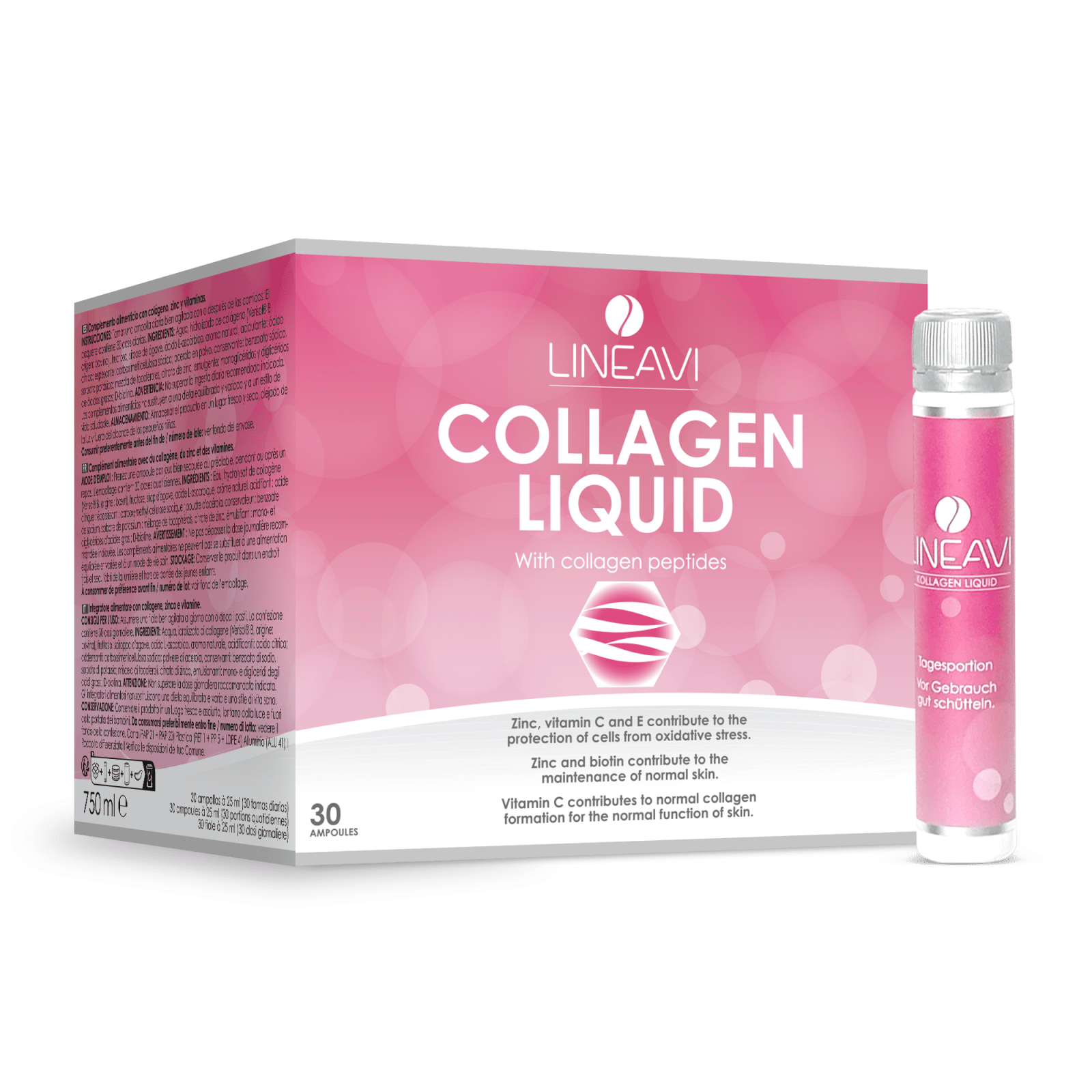LINEAVI Kollagen Liquid (30 Trinkfläschchen)