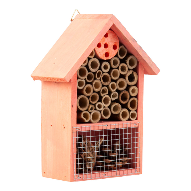 Insektenhotel - aus Holz - ca. 15 x 8 x 20 cm - 1 Stück