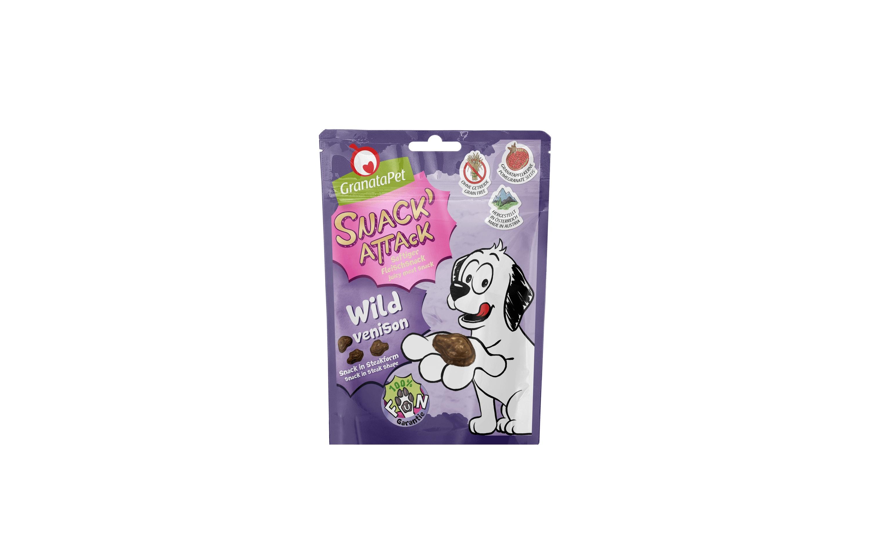 Snack' Attack Wild 100gErgänzungsfuttermittel für Hunde