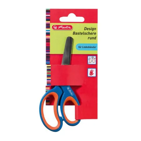 Herlitz Bastelschere Linkshänder rund 13 cm