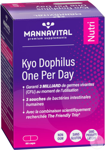 MannaVital Kyo Dophilus One Per Day 60 Capsules