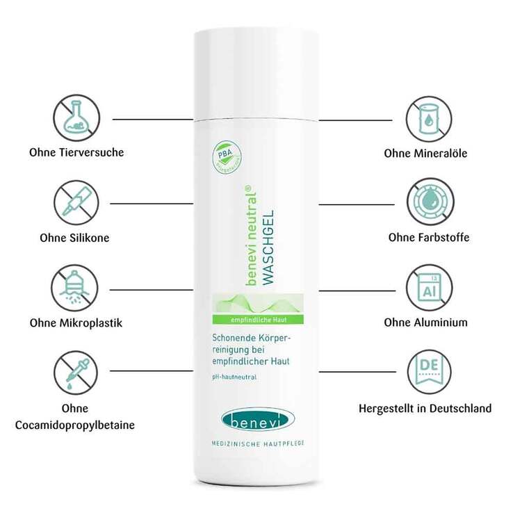 Benevi Neutral Waschgel, 200 ml