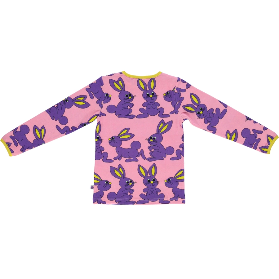Smafolk Langarmshirt Bunny sea pink