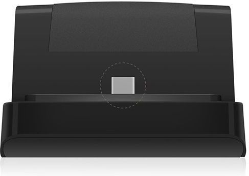 Universele USB-C Telefoonhouder - Zwart - Kunststof