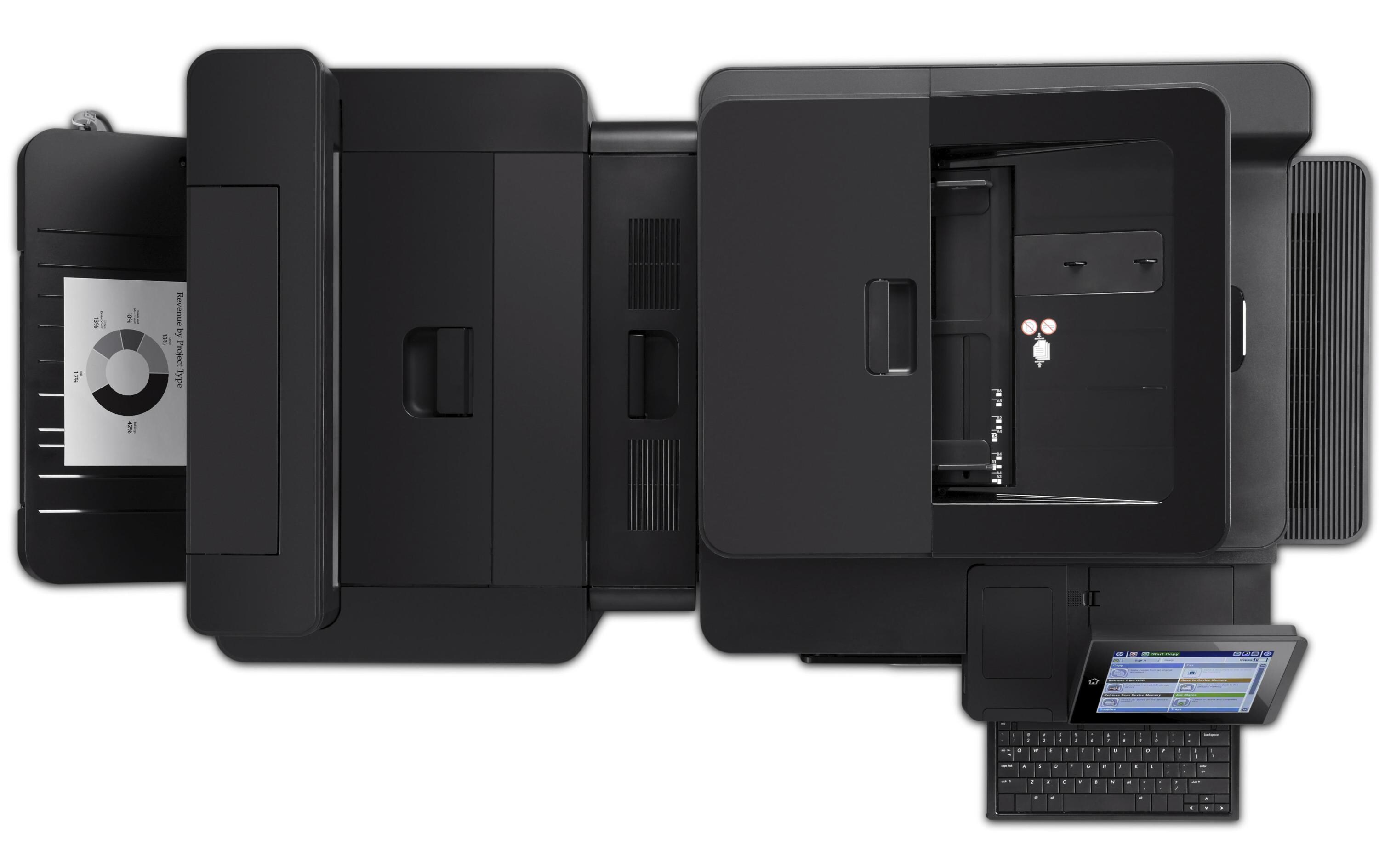 Multifunktionsdrucker LaserJet Enterprise Flow M830z<br>A3-Monolaser-Multifunktionsgerät mit Hochleistungsscanner