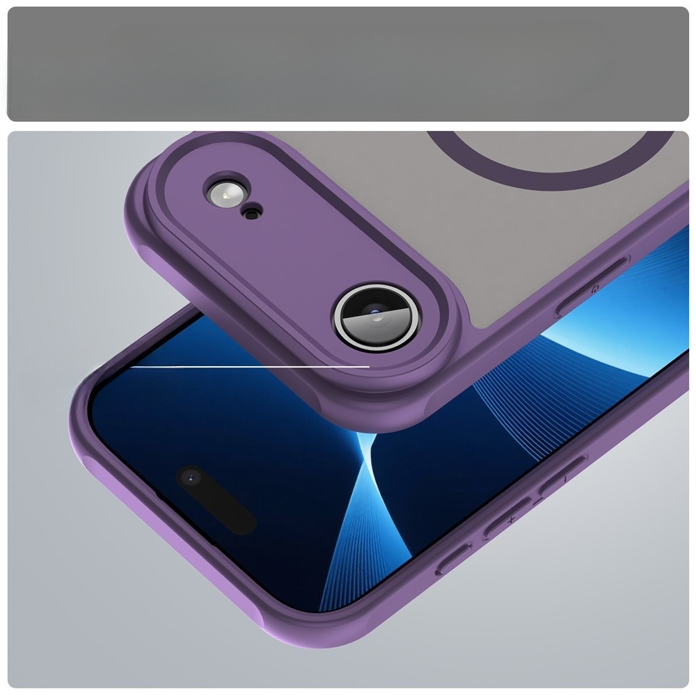 iPhone Air MagSafe Hybrid Hülle mit TPU Bumper - Lila