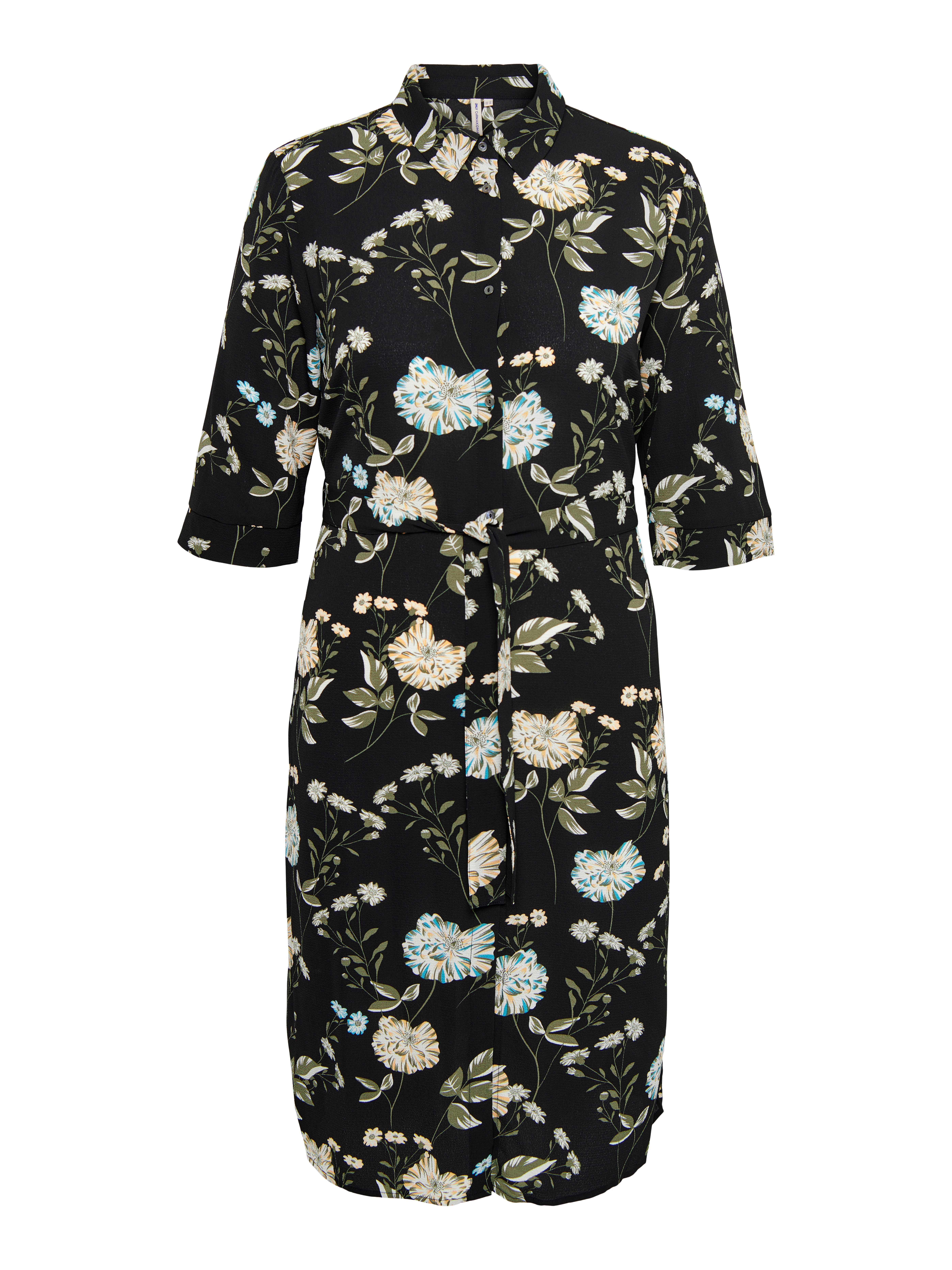 CARLUXMIE Langes Kleid Black