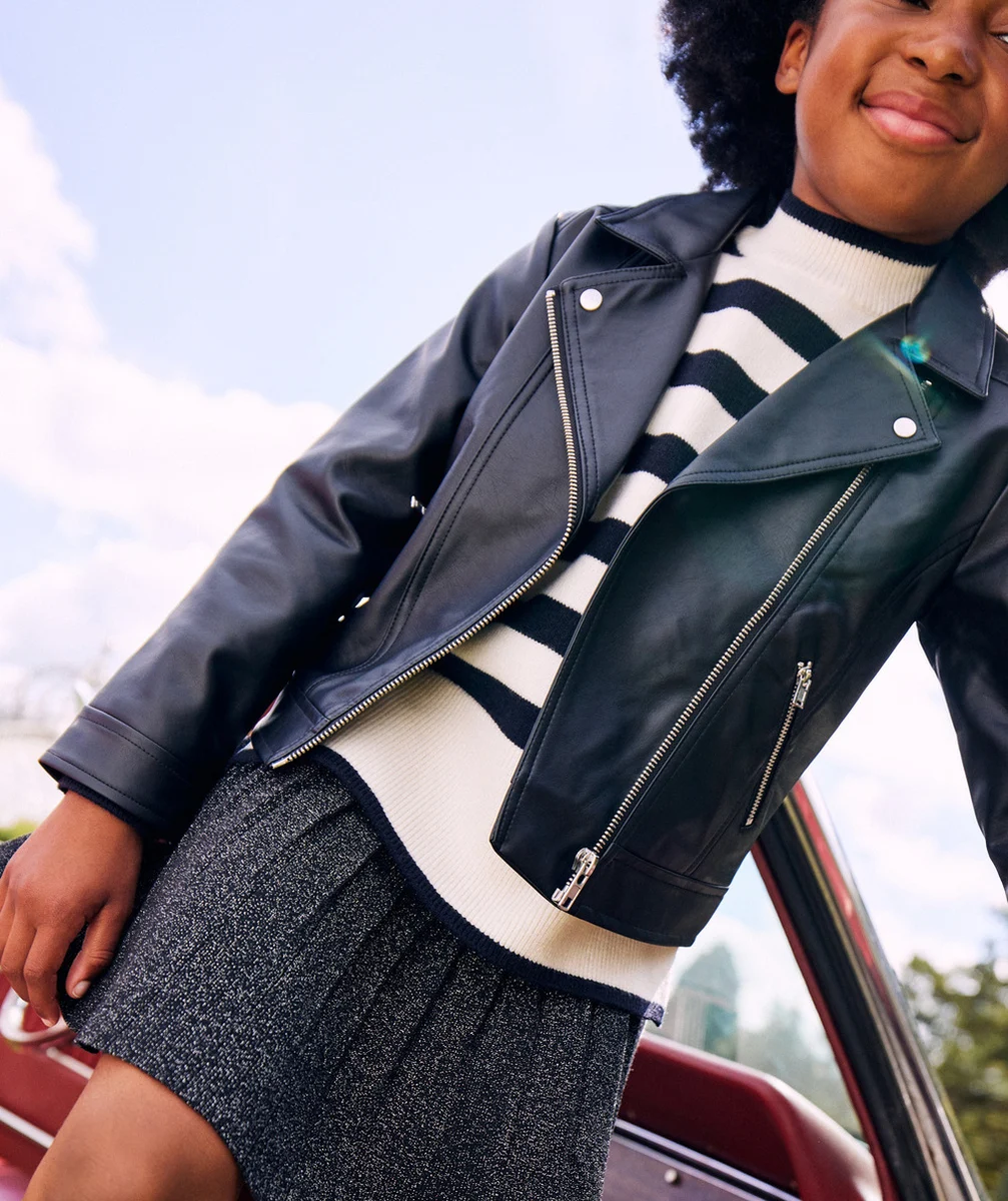 VESTE PERFECTO FILLE NOIRE