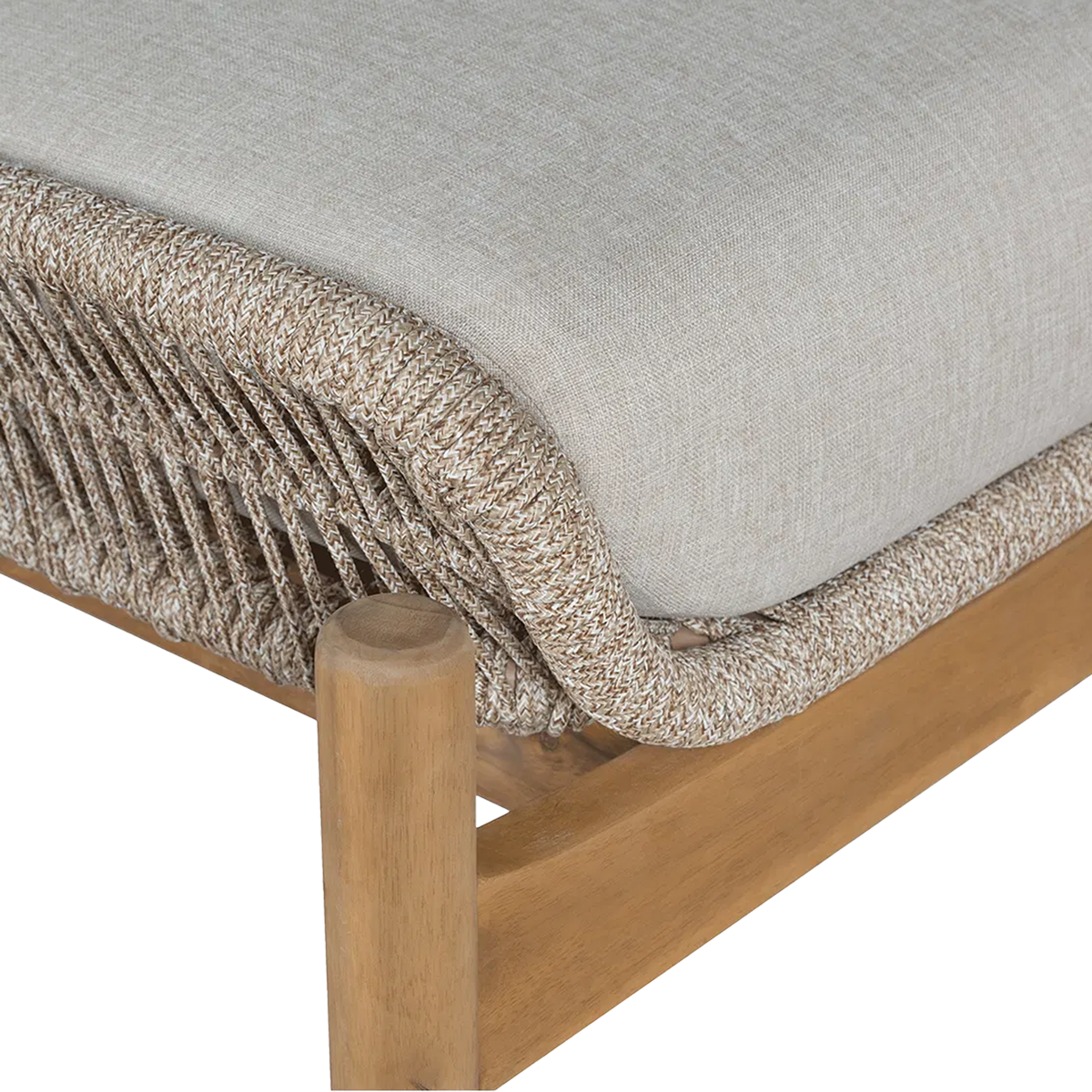 Tuin loungestoel Teresa - met zitkussens Beige