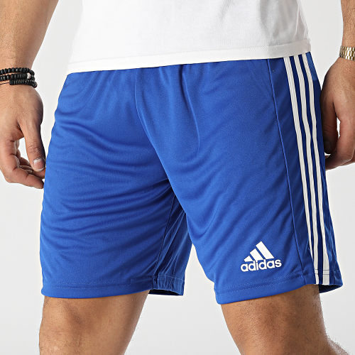Short Jogging A Bandes GK9153 Bleu Roi
