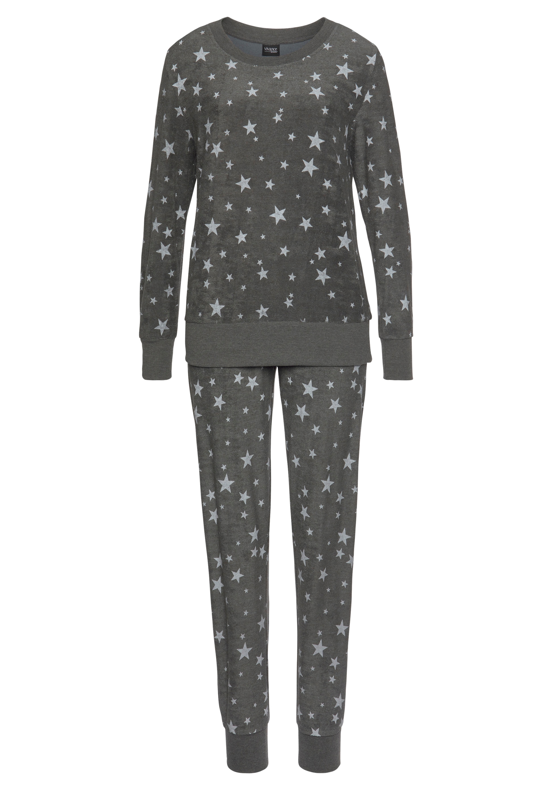 Vivance Dreams Pyjama, 2 Stk. mit Alloverdruck