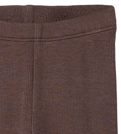 Lil' Atelier Leggings - Rib - NbfGago - Peppercorn