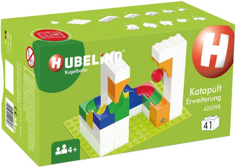 Hubelino - Knikkerbaan - Uitbreidingsset Katapult - 41dlg