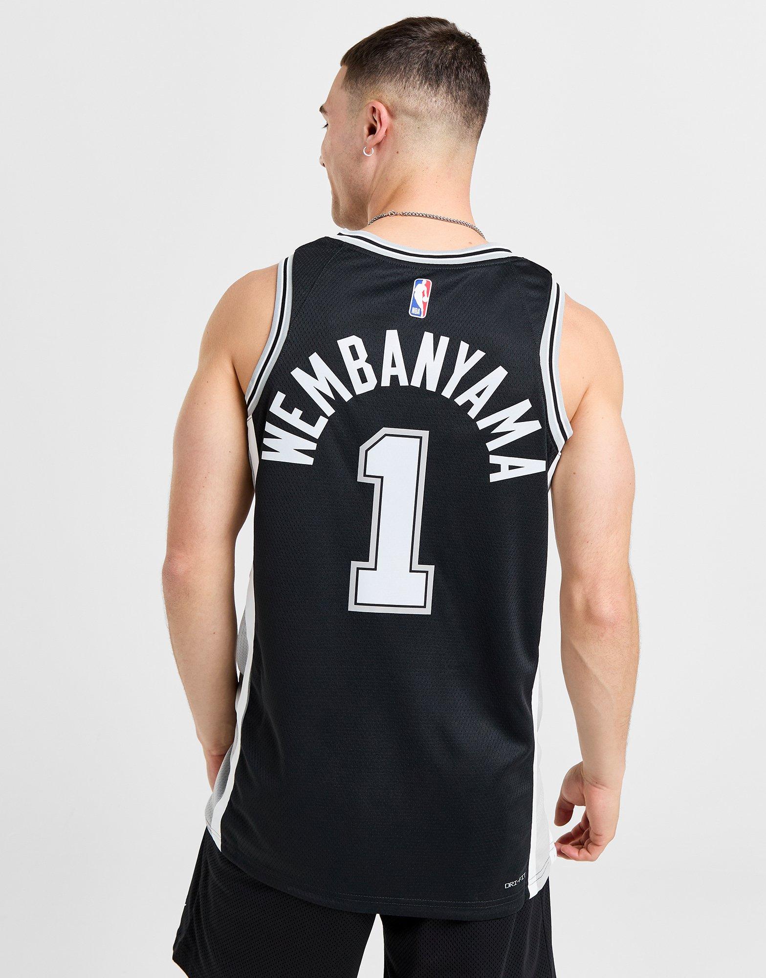Nike Maillot NBA San Antonio Spurs Wembanyama #1 Icon Homme