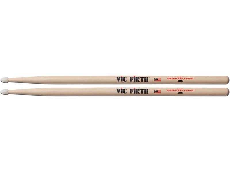 Vic Firth Drumsticks 5BN – 1 Paar American Classic 5BN – Nylon Tip