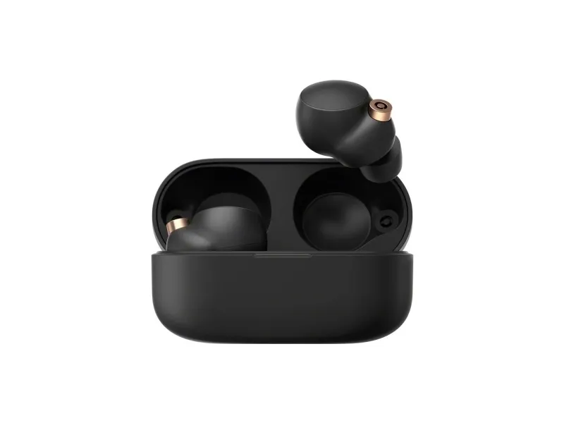 [OUTLET] - Sony WF-1000XM4 - Ægte trådløse øretelefoner med mik. - i øret - Bluetooth - aktiv støjfjerning - sort